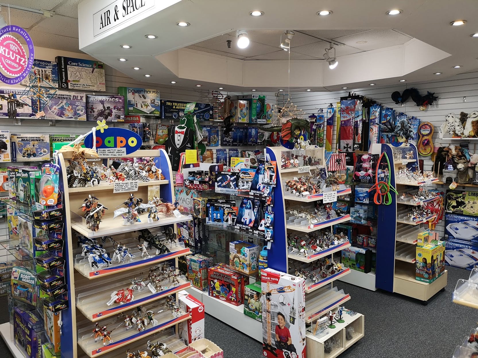 Colorful games and educational toys inside LearningTower Toys